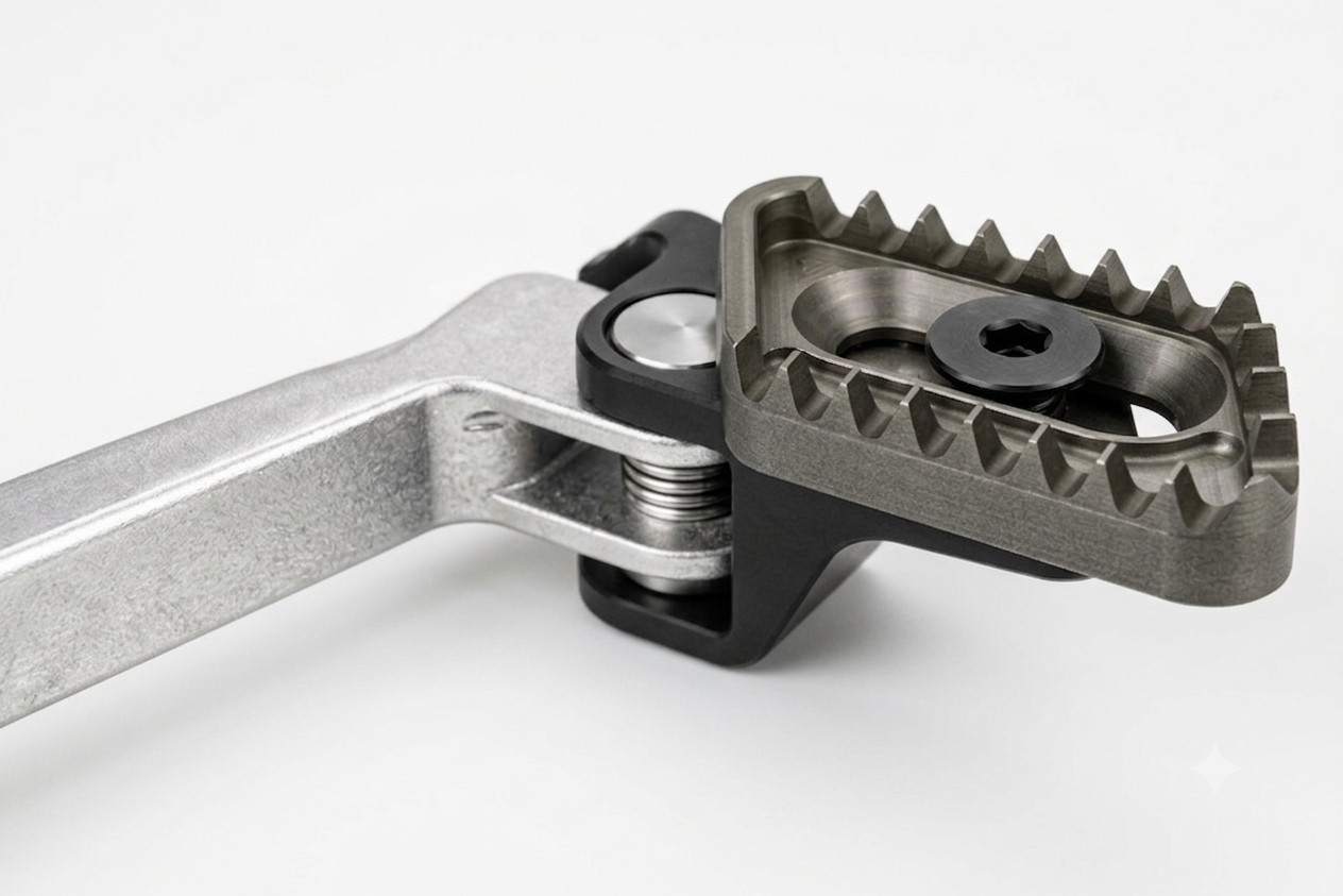 Deltic machined brake tip assembly